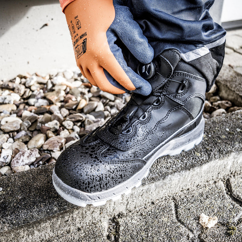 Load image into Gallery viewer, Nitras safety nitras laars sport step mid fit safety boots gr. 43 sport step mid fit
