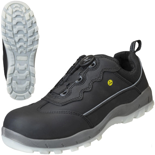 Nitras safety halbschuh sport step fit safety shoes gr. 44 sport step fit