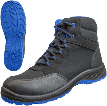 Nitras safety stiefel solid step mid safety boots gr. 45 solid step mid blue