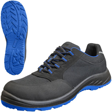 Nitras safety halbschuh solid step safety shoes gr. 46 solid step mid blue