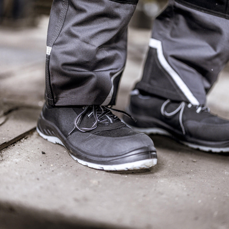 Load image into Gallery viewer, Nitras safety nitras lage schoen solid step safety shoes gr. 43 nitras solid step gray
