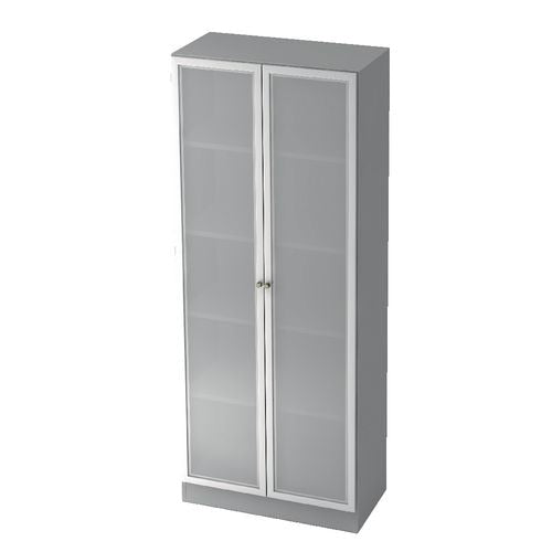 Bach kast hammerer sg 6100g melamine 800x420x2004mm 4 planken grijs