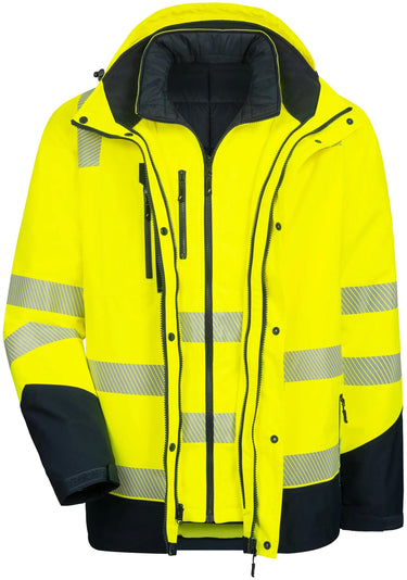 Nitras safety warnschutzjacke motion tex viz plus safety jackets gr. m nitras motion tex viz