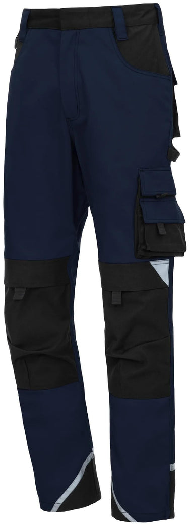 Nitras safety broek met tailleband motion tex plus bundh. size 58 navy sw nitras motion tex plus