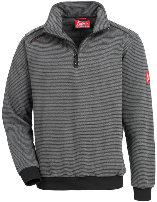 Nitras safety pullover motion tex plus pullover gr. l grey nitras motion tex plus