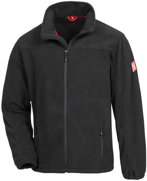 Nitras safety fleecejack 7044 motion tex plus fleece jacket gr. m black nitras motion tex plus