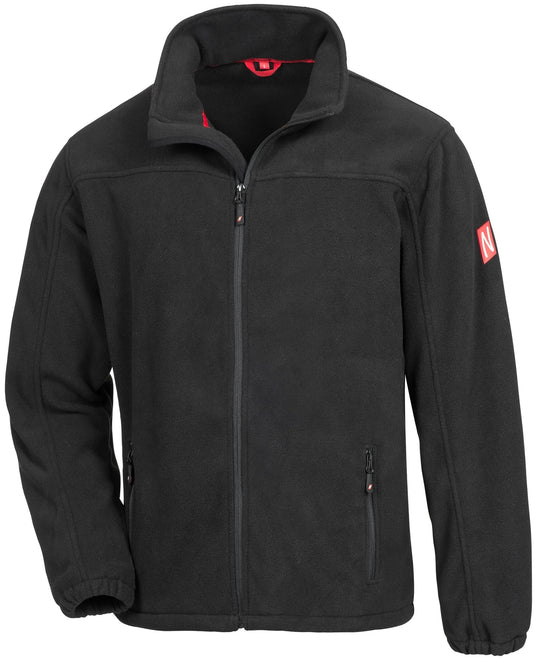 Nitras safety fleecejacke 7044 motion tex plus fleece jacket gr. l black nitras motion tex plus