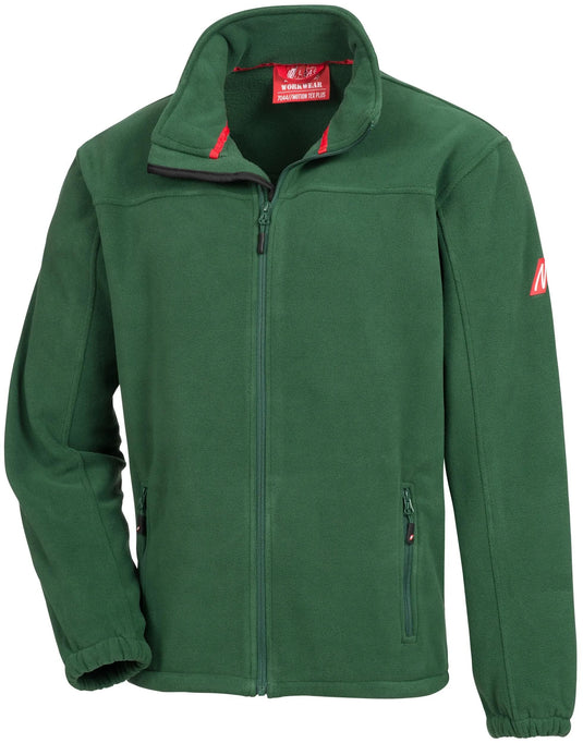 Nitras safety fleecejacke 7044 motion tex plus fleece jacket gr. l green nitras motion tex plus