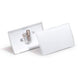 Merkloos sans marque durable naambord click fold met combiklem, kunststof, 25 ve, 54 x 90 mm