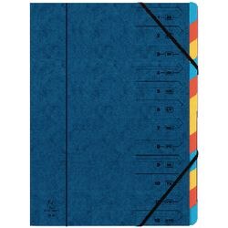 Exacompta sorteermappen 5222z blauw a4