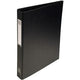 Ringbanden exacompta karton pp 26x32cm rugbreedte 4cm zwart 4-rings d-mechanisme