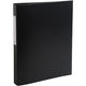 Ringbanden exacompta karton pp 26x32cm rugbreedte 4cm zwart 2-rings d-mechanisme