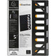 Sorteermap exacompta 55334e pp 220g m2 24x32cm zwart 9 vakken harmonicarug