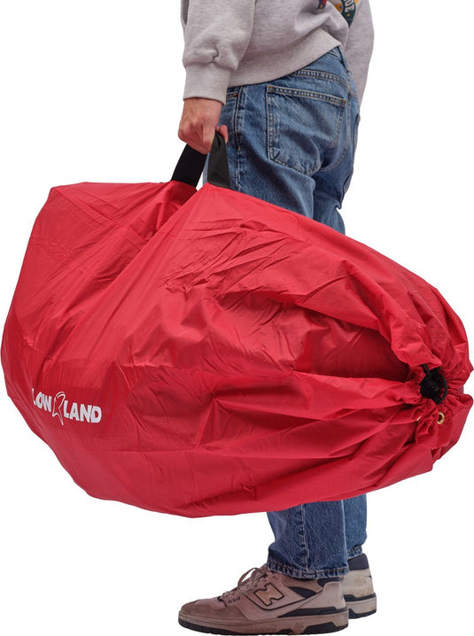 Lowland outdoor flightbag - rood - 75 liter