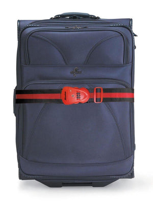 Masterlock - kofferriem met tsa slot - 190 cm - rood zwart