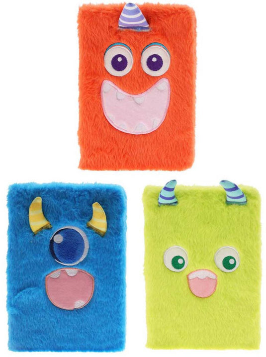 Notitieboek pluche monster