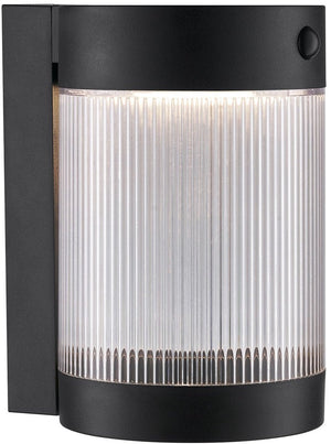 Nordlux coupar - wandlamp - solar - led module - zwart