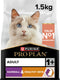 Pro plan adult adult hairball healthy skin rijk aan zalm - 6 x 1.5 kg