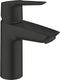 Grohe start wastafelkraan - waterbesparend - lage uitloop - met push-open waste - mat zwart