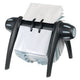 Visitekaarthouder durable visifix flip roterend a-z register grijs-blauw