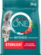 Purina one sterilcat - kattenvoer droogvoer - rund tarwe - 3 kg