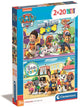Clementoni legpuzzel super color paw patrol, 2x20st.