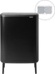 Brabantia bo touch bin hi prullenbak - 2 x 30 liter - afvalscheiding - matt black