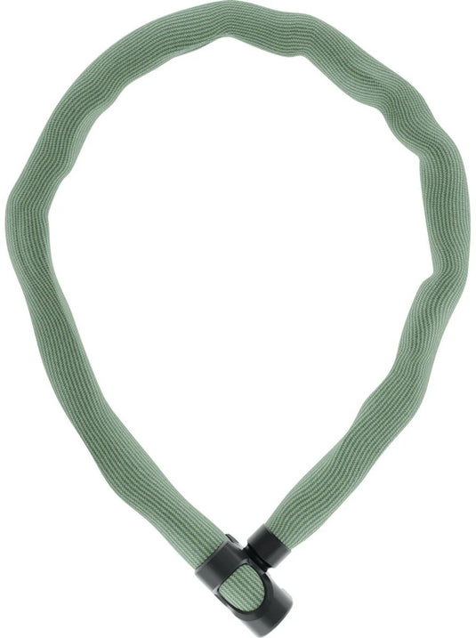 Abus fietsslot kettingslot - ivera chain 7210 color - security level 8 - geel - 110 cm - geschikt voor elektrische fietsen en stadsfietsen