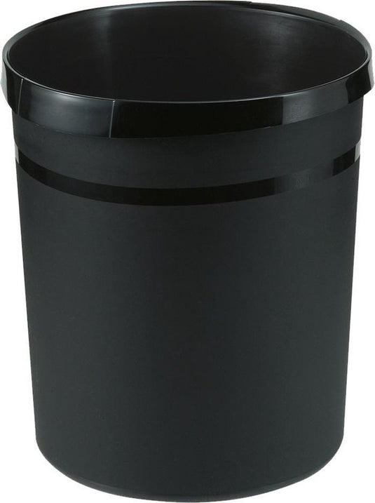 Han papierbak - grip - 18 liter - zwart - hoogwaardig kunststof - ha-18190-13