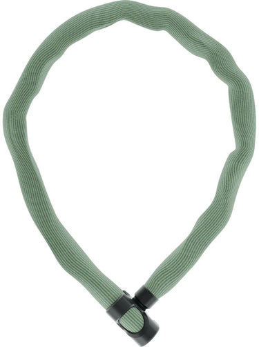 Abus fietsslot kettingslot - ivera chain 7210 color - security level 8 - geel - 85 cm - geschikt voor elektrische fietsen en stadsfietsen