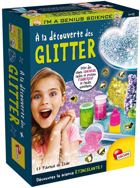 Lisciani i'm a genius pocket science -a la decouverte des glitter