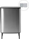 Brabantia bo touch bin hi prullenbak - 2 x 30 liter - afvalscheiding - matt steel fingerprint proof