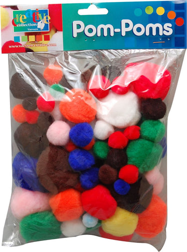 Vaessen creative pompons 100pcs