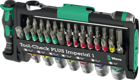 Wera tool-check plus imperial 1 gereedschapset tool-check plus imper. 1 bitorsion 1