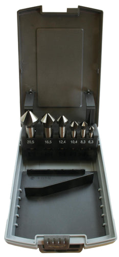 Pro kegelverzinkboor set set of countersinks din 3 6-tlg