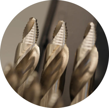 Pro spiralbohrersatz stb4329 step twist drill set , 1.0-10mm, 19 pcs.