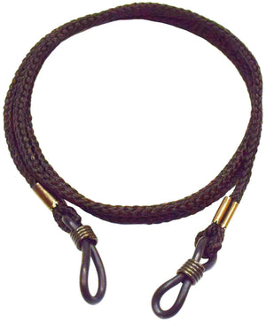 Nitras safety brilkoord eyeglass cord black textile 65cm