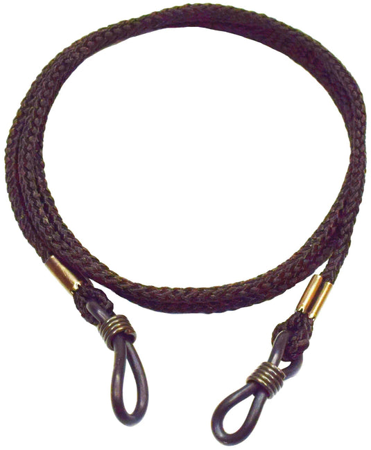 Nitras safety brilkoord eyeglass cord black textile 65cm