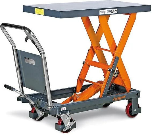 Unicraft scherenhubtisch fht 500 mobile lift table fht 500