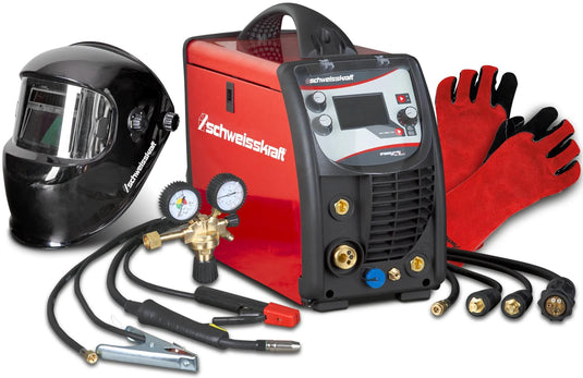 Schweisskraft lasapparaat easy-mig 181 multi set multifunctional inverter easy-mig 181 multi-set