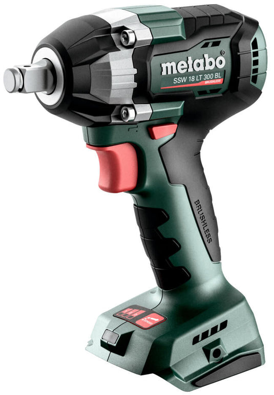 Metabo ssw 18 lt 300 bl accu-slagmoersleutel | 18 v | 300 nm | in metabox, zonder accu-packs en lader - 602398840
