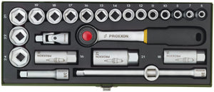 Proxxon steckschlüsselsatz socket wrench set 24-t.
