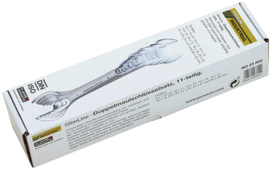 Proxxon dubbele steeksleutel set double-jaw wrench set 11-piece