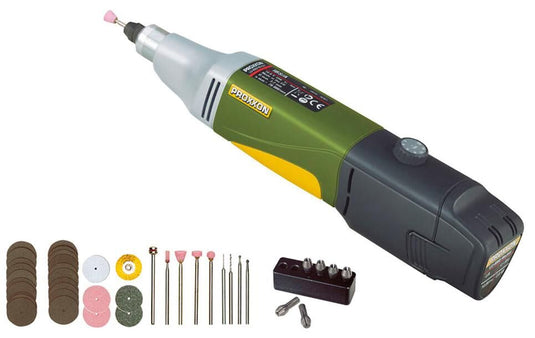 Proxxon boorslijper set ibs a battery-powered drill gri
