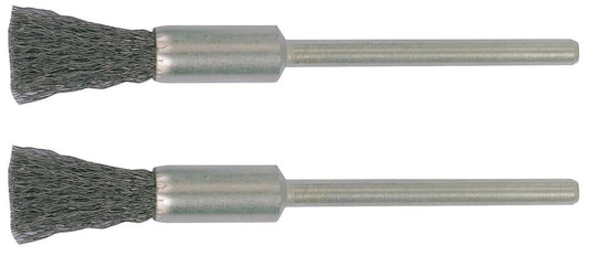 Proxxon pinselbürste brushes shaft 2.35 d=8mm steel 2pcs.