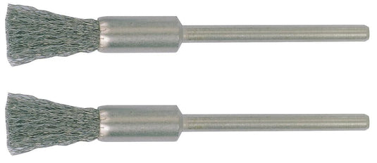 Proxxon penseel brushes w.shaft 2pcs d=8mm stainless s