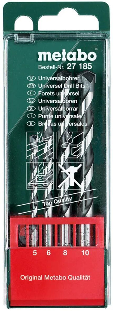 Metabo accessoires metabo assortiment boren universal drill bit casse 4-part