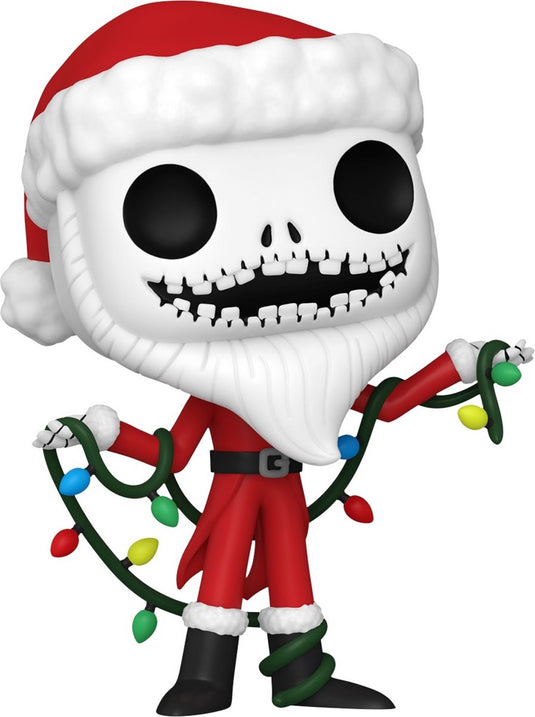 Disney funko the nightmare before christmas - 30th pop! santa jack 9 cm verzamelfiguur - multicolours