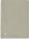 Jollein - deken wieg 75x100cm - wiegdeken, wiegdekentje, dekentje baby - basic knit - olive green fleece