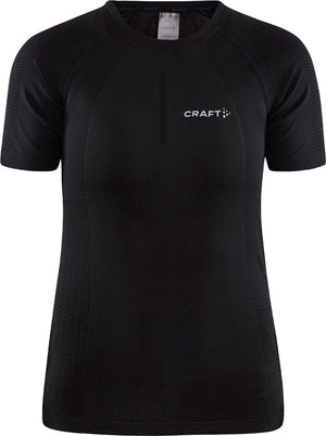Craft active cool intensity ss w dames thermoshirt - zwart